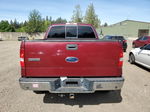 2004 Ford F150 Supercrew Burgundy vin: 1FTPW14554KC93204