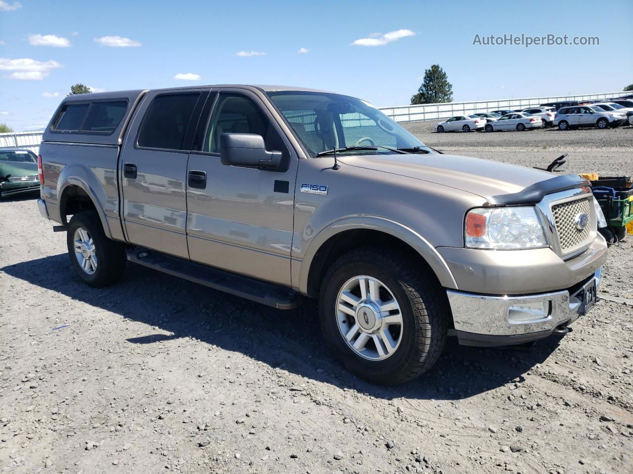 2004 Ford F150 Supercrew Tan vin: 1FTPW14554KD51389