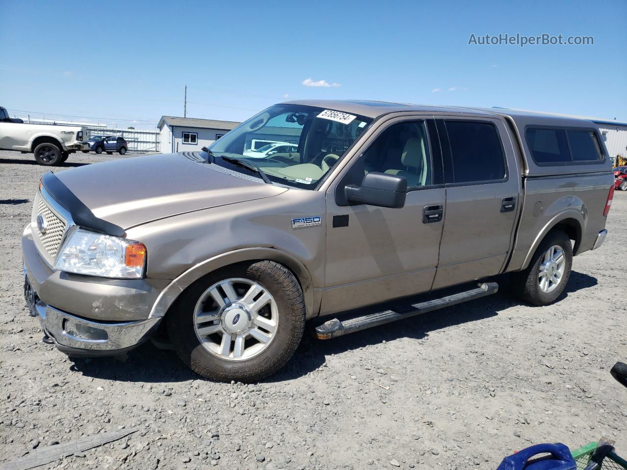 2004 Ford F150 Supercrew Tan vin: 1FTPW14554KD51389