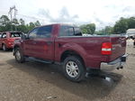 2004 Ford F150 Supercrew Burgundy vin: 1FTPW14554KD60111