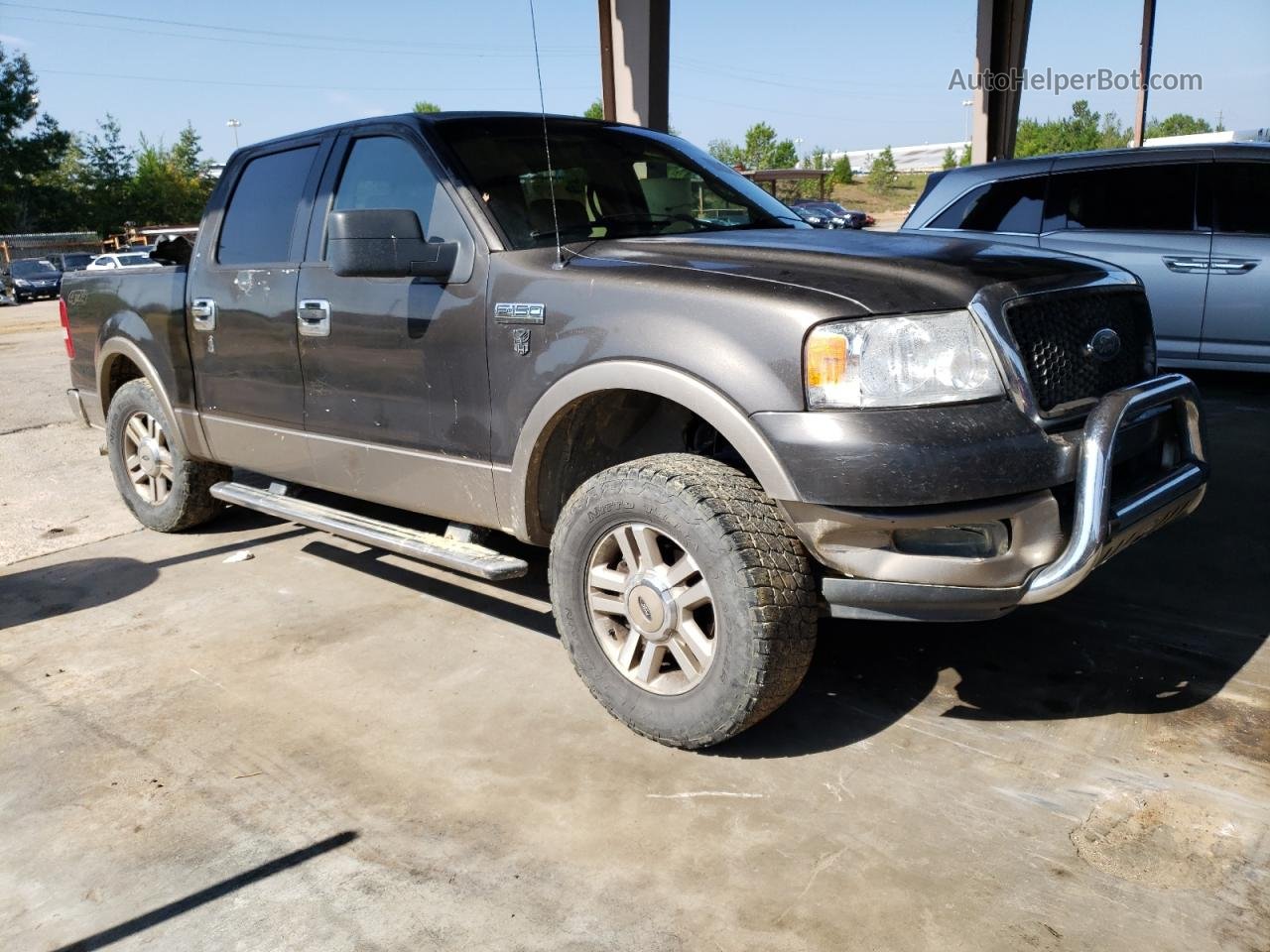 2005 Ford F150 Supercrew Gray vin: 1FTPW14555FA65262