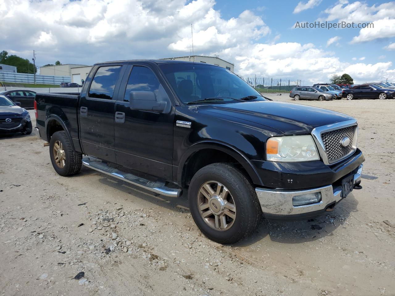 2005 Ford F150 Supercrew Black vin: 1FTPW14555FA73961