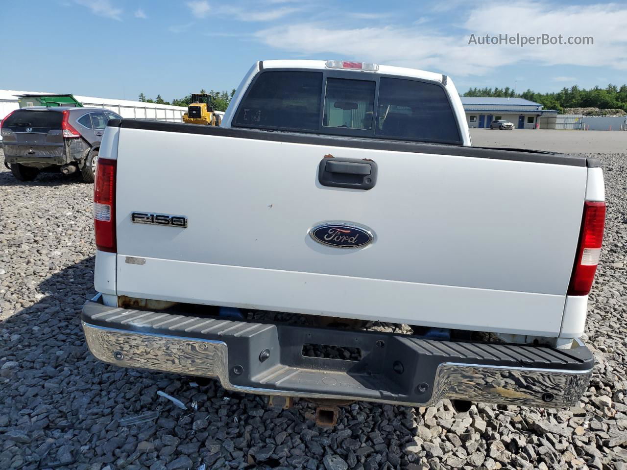 2005 Ford F150 Supercrew White vin: 1FTPW14555FA85849