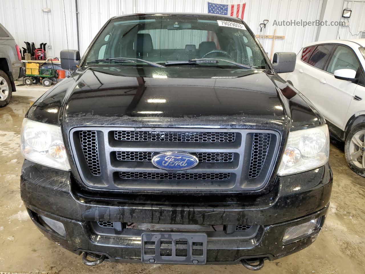 2005 Ford F150 Supercrew Black vin: 1FTPW14555KC76341