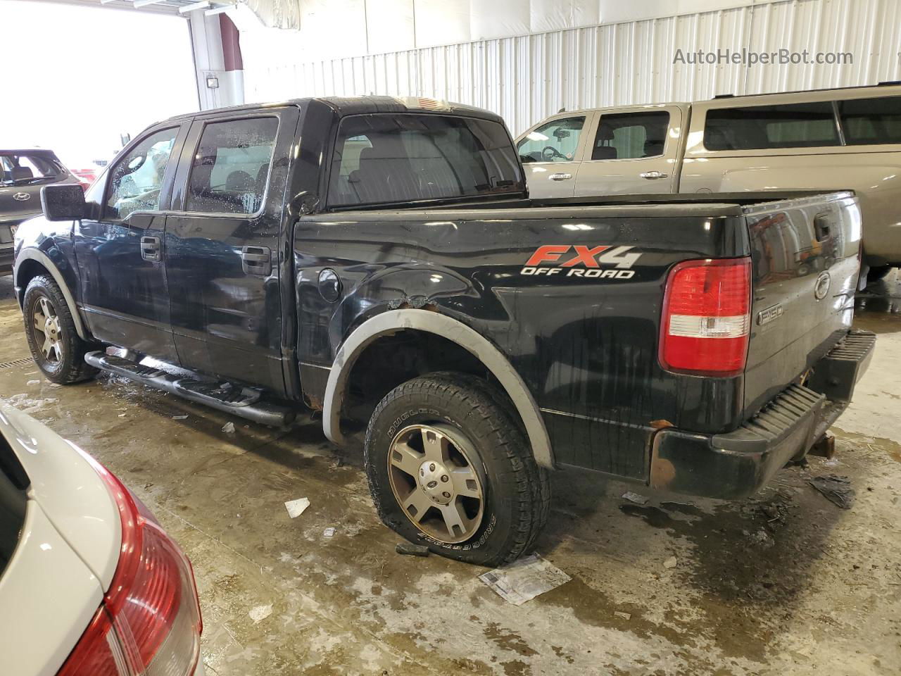 2005 Ford F150 Supercrew Black vin: 1FTPW14555KC76341