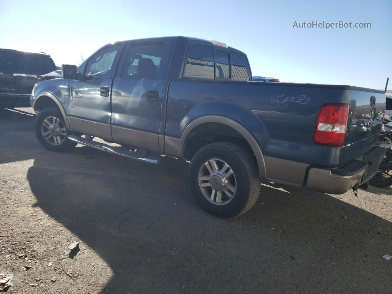 2005 Ford F150 Supercrew Blue vin: 1FTPW14555KF15337