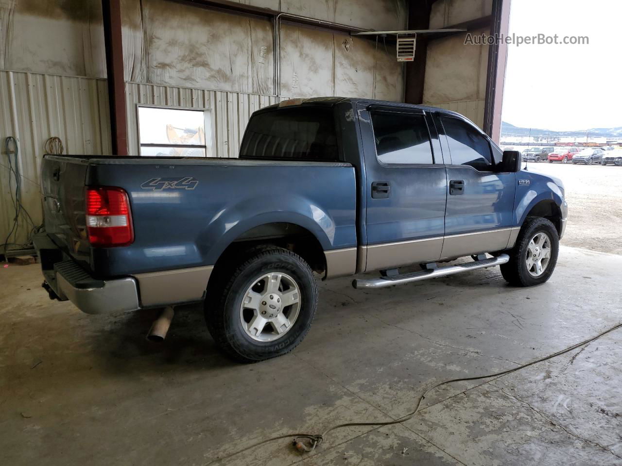 2004 Ford F150 Supercrew Blue vin: 1FTPW14564KA82769