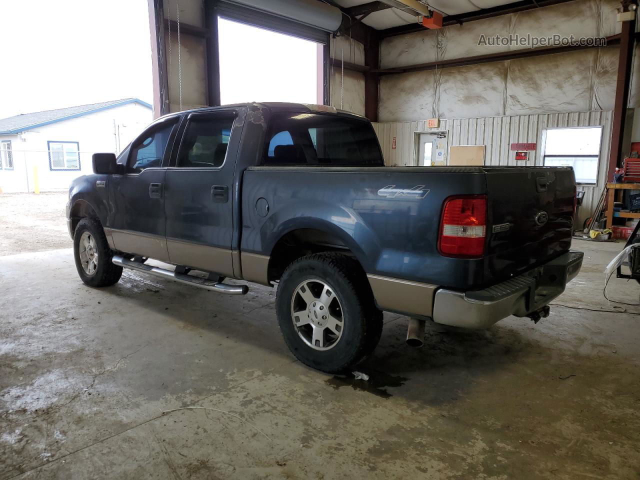 2004 Ford F150 Supercrew Blue vin: 1FTPW14564KA82769