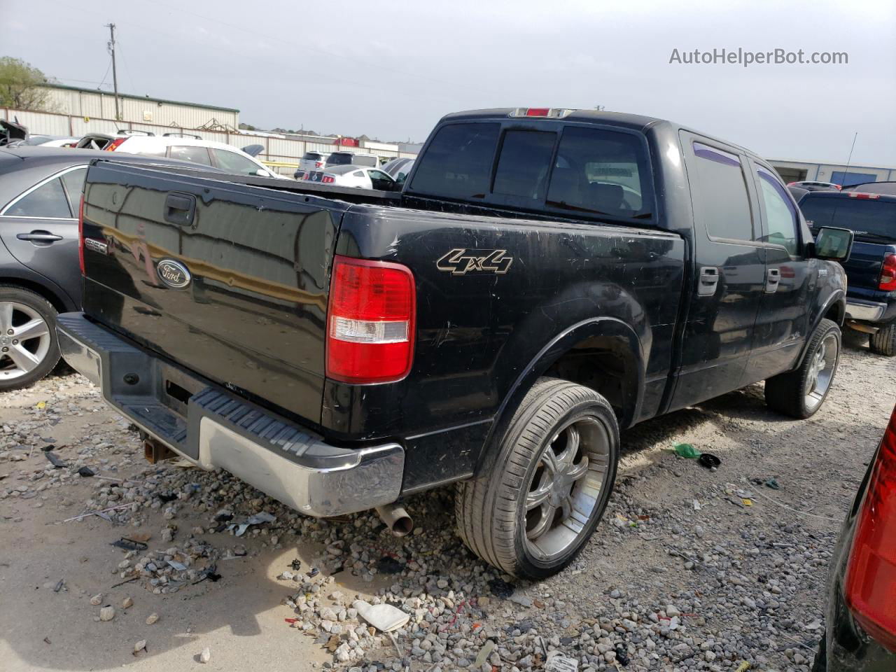 2004 Ford F150 Supercrew Black vin: 1FTPW14564KB60466