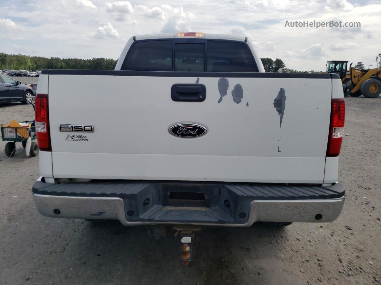 2004 Ford F150 Supercrew White vin: 1FTPW14564KB71886