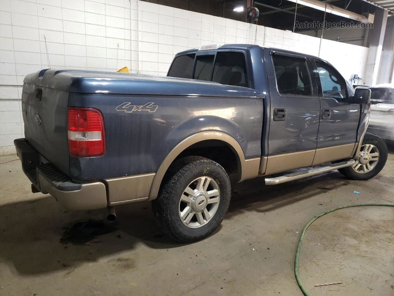 2004 Ford F150 Supercrew Blue vin: 1FTPW14564KC77111