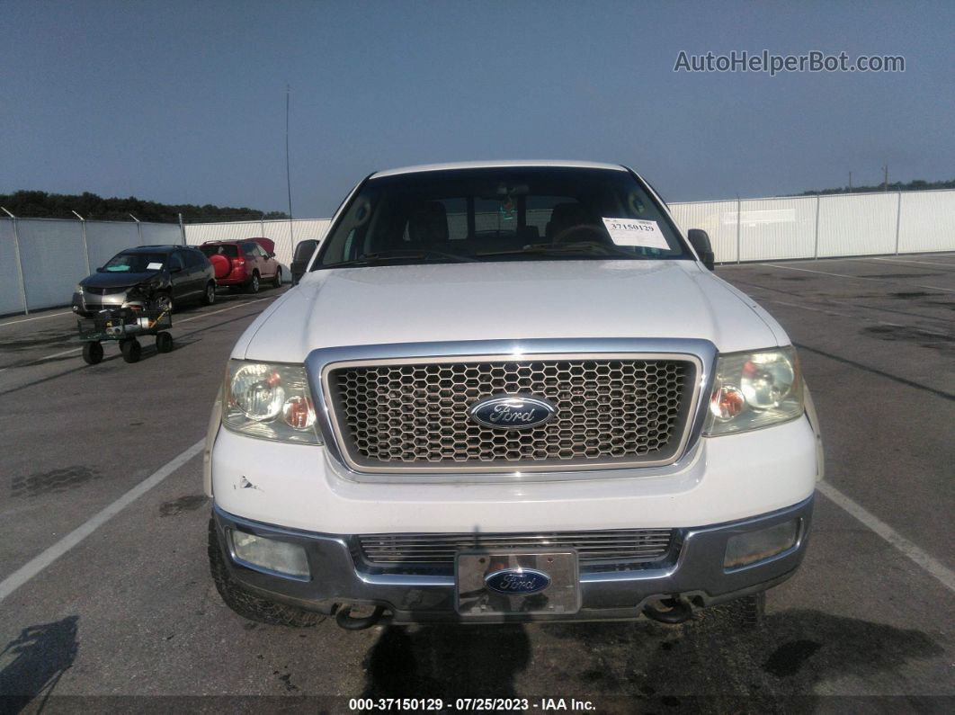 2004 Ford F-150 Xlt/lariat/fx4 White vin: 1FTPW14564KD06445