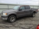 2004 Ford F150 Supercrew Gray vin: 1FTPW14564KD90671