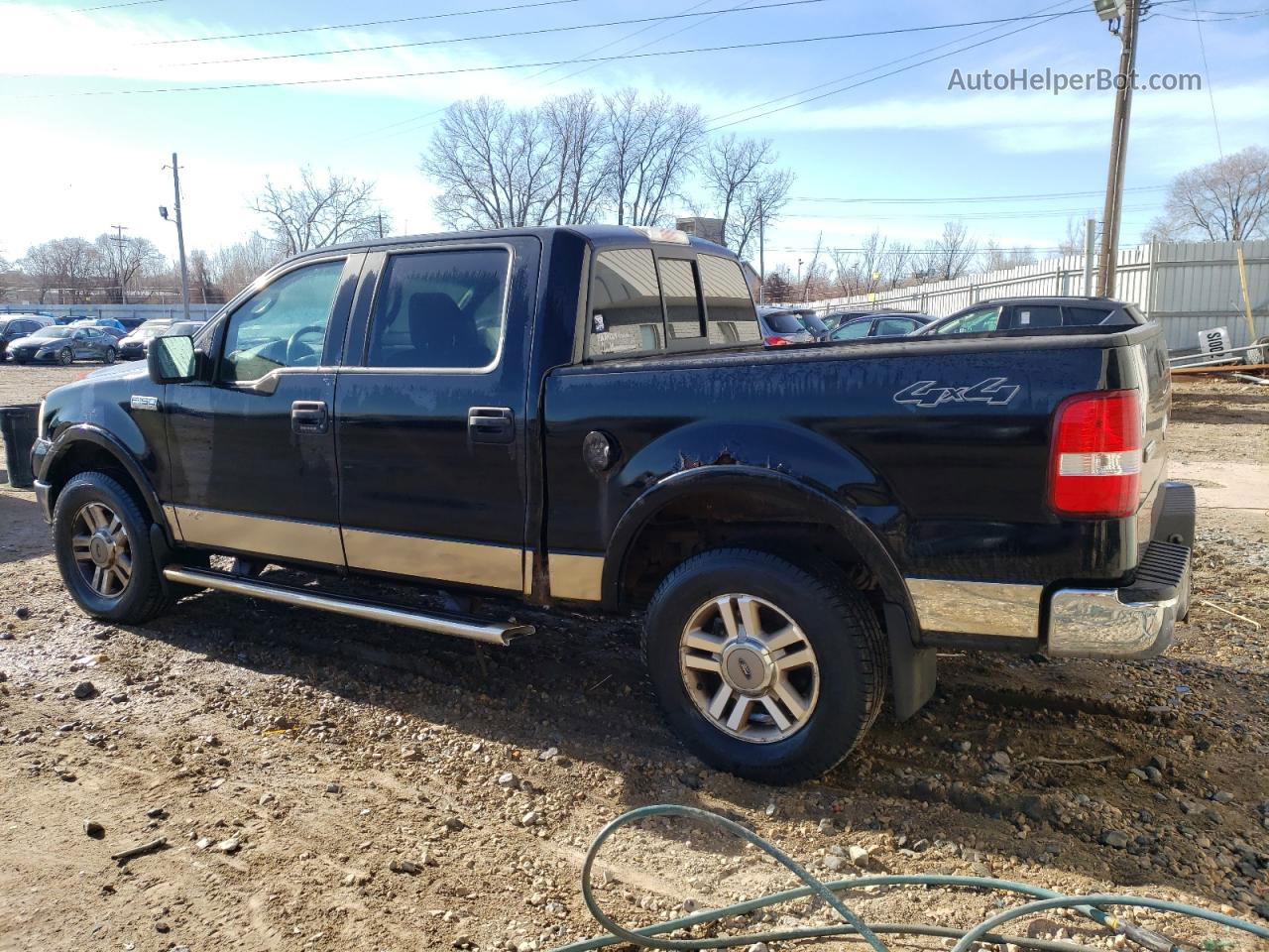 2005 Ford F150 Supercrew Black vin: 1FTPW14565FA58451