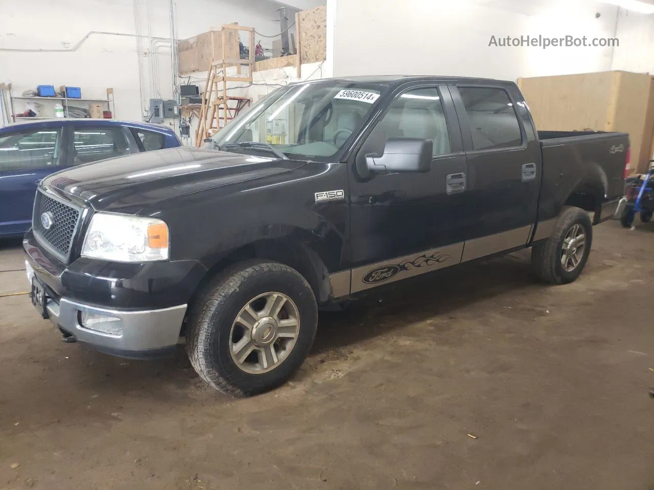 2005 Ford F150 Supercrew Black vin: 1FTPW14565FA86699