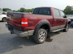 2005 Ford F150 Supercrew Burgundy vin: 1FTPW14565FB31933