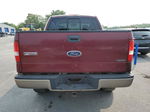 2005 Ford F150 Supercrew Burgundy vin: 1FTPW14565FB31933