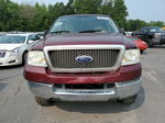 2005 Ford F150 Supercrew Бордовый vin: 1FTPW14565FB31933