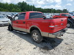 2005 Ford F150 Supercrew Red vin: 1FTPW14565KC77708