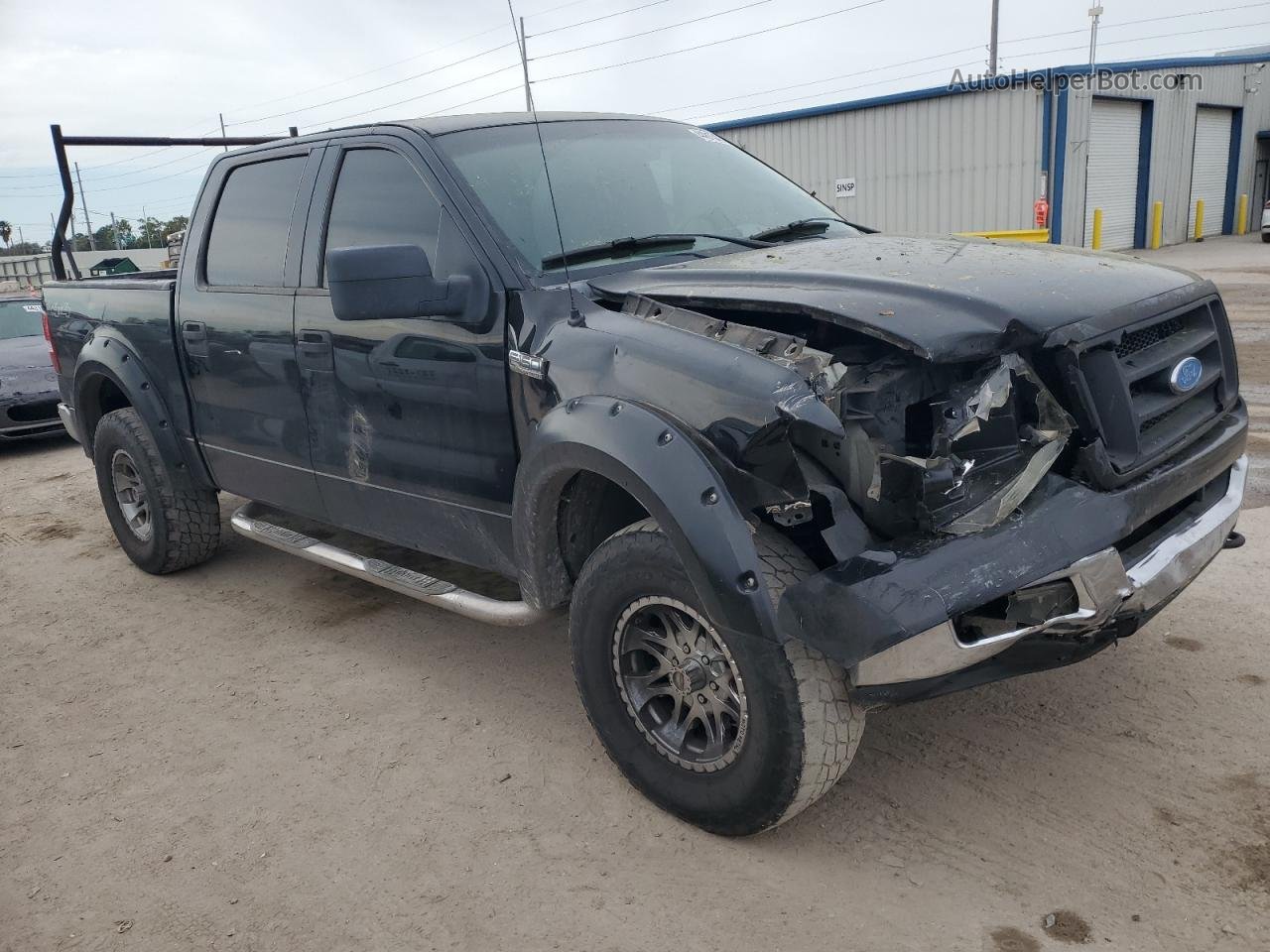 2005 Ford F150 Supercrew Black vin: 1FTPW14565KE14114