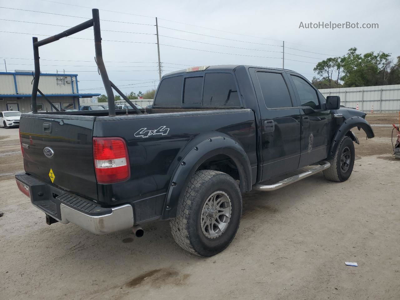 2005 Ford F150 Supercrew Черный vin: 1FTPW14565KE14114