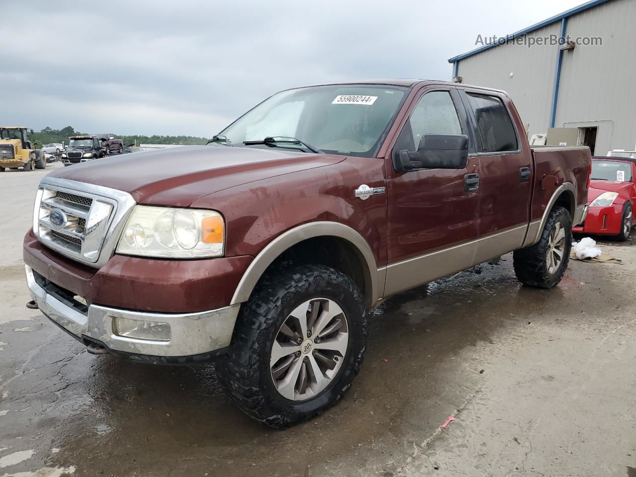 2005 Ford F150 Supercrew Brown vin: 1FTPW14565KE27946