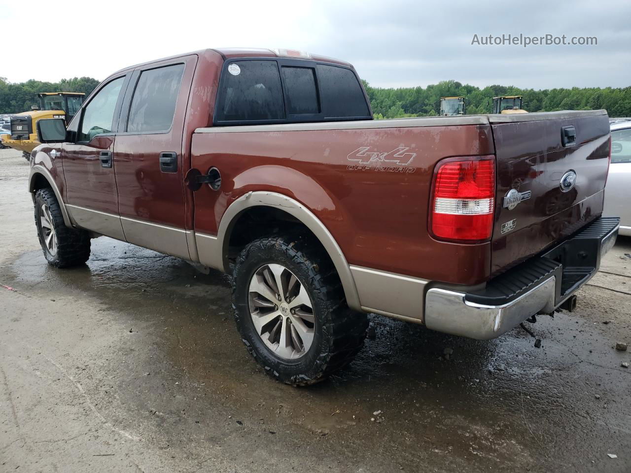 2005 Ford F150 Supercrew Brown vin: 1FTPW14565KE27946