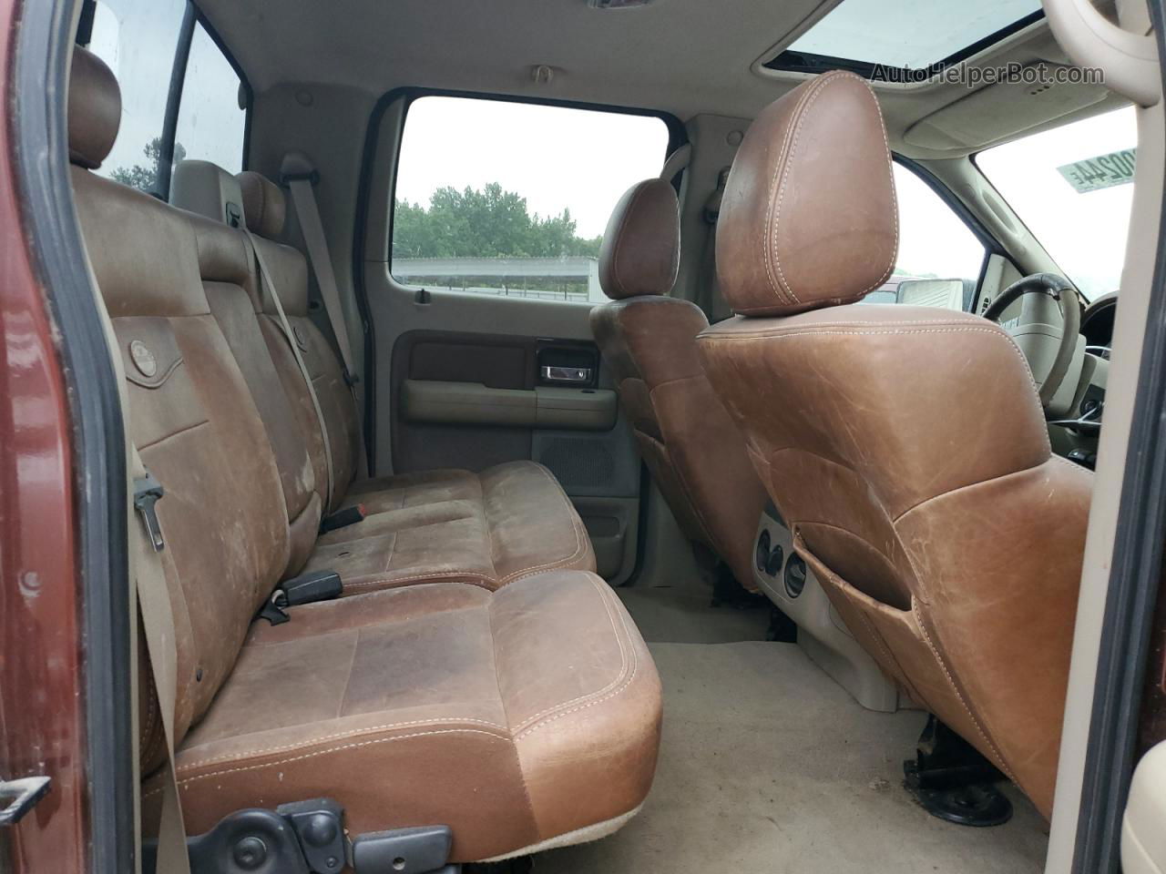 2005 Ford F150 Supercrew Brown vin: 1FTPW14565KE27946