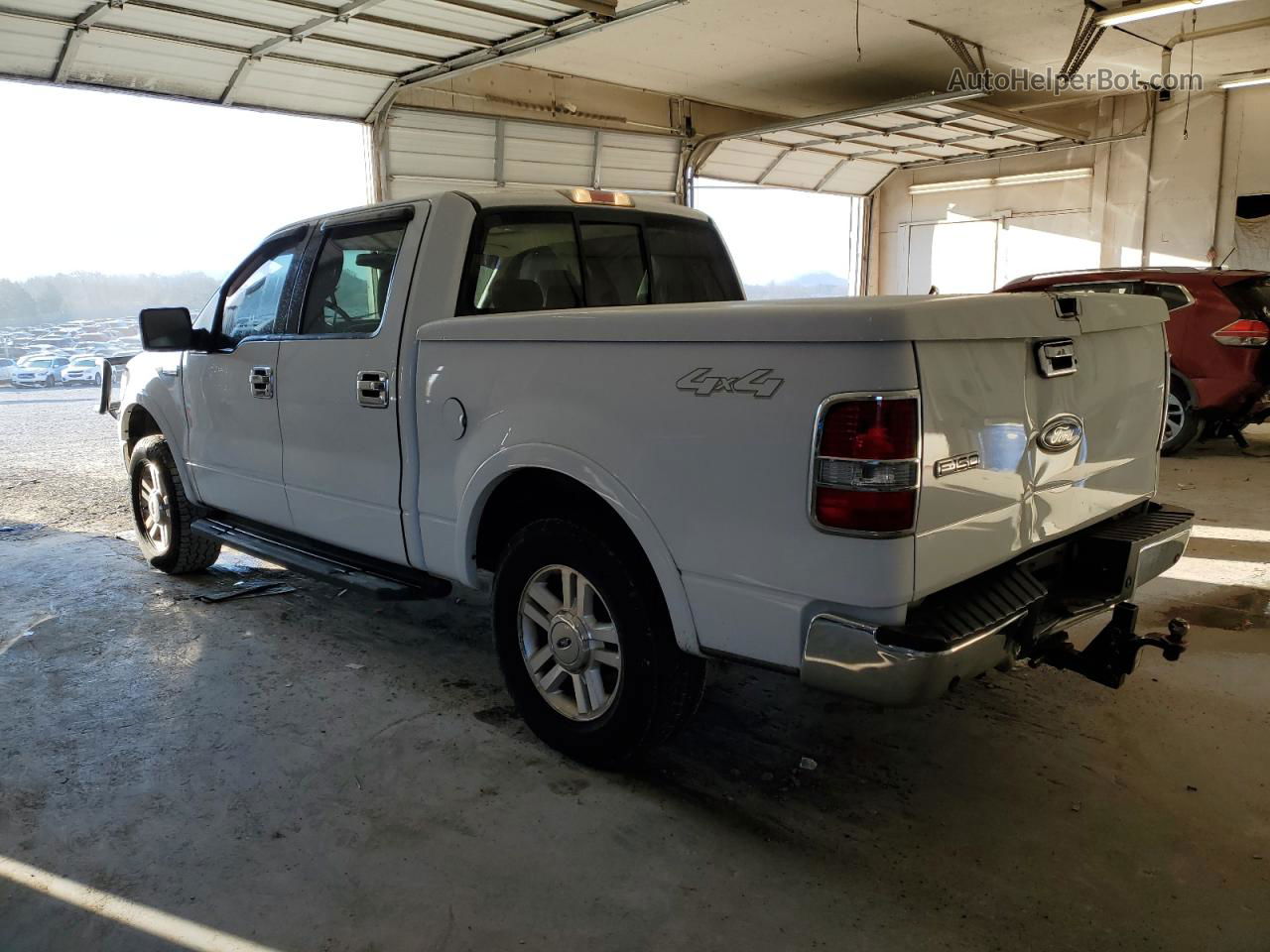 2004 Ford F150 Supercrew White vin: 1FTPW14574KA58125