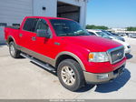 2004 Ford F-150 Fx4/lariat/xlt Red vin: 1FTPW14574KB70357