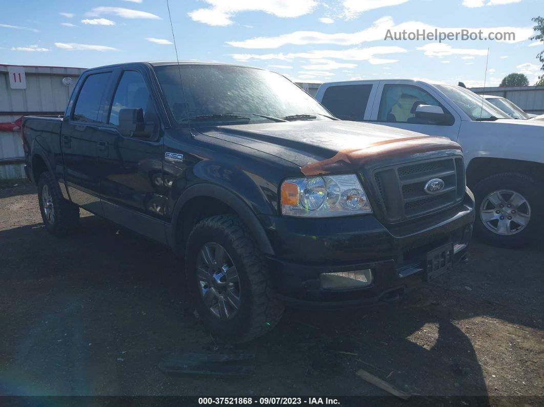 2004 Ford F-150 Xlt/fx4/lariat Black vin: 1FTPW14574KB78829