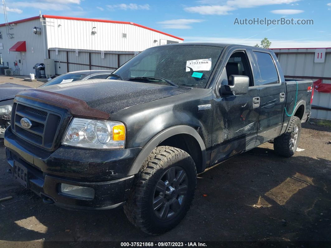 2004 Ford F-150 Xlt/fx4/lariat Black vin: 1FTPW14574KB78829