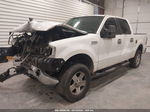 2004 Ford F150 Supercrew White vin: 1FTPW14574KB90544