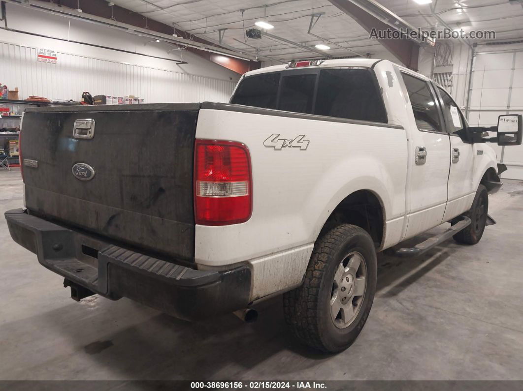 2004 Ford F150 Supercrew White vin: 1FTPW14574KB90544