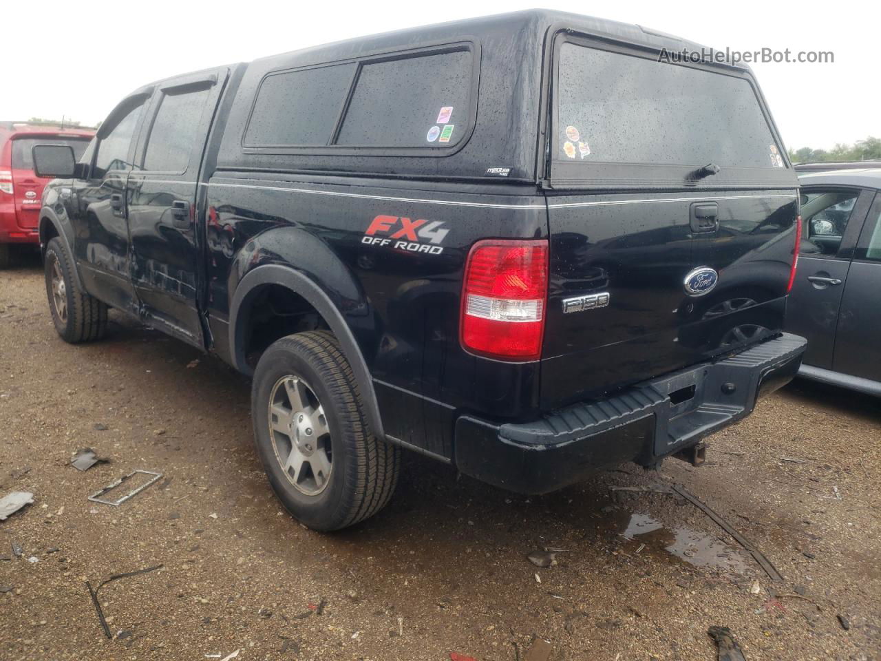 2004 Ford F150 Supercrew Black vin: 1FTPW14574KC26782