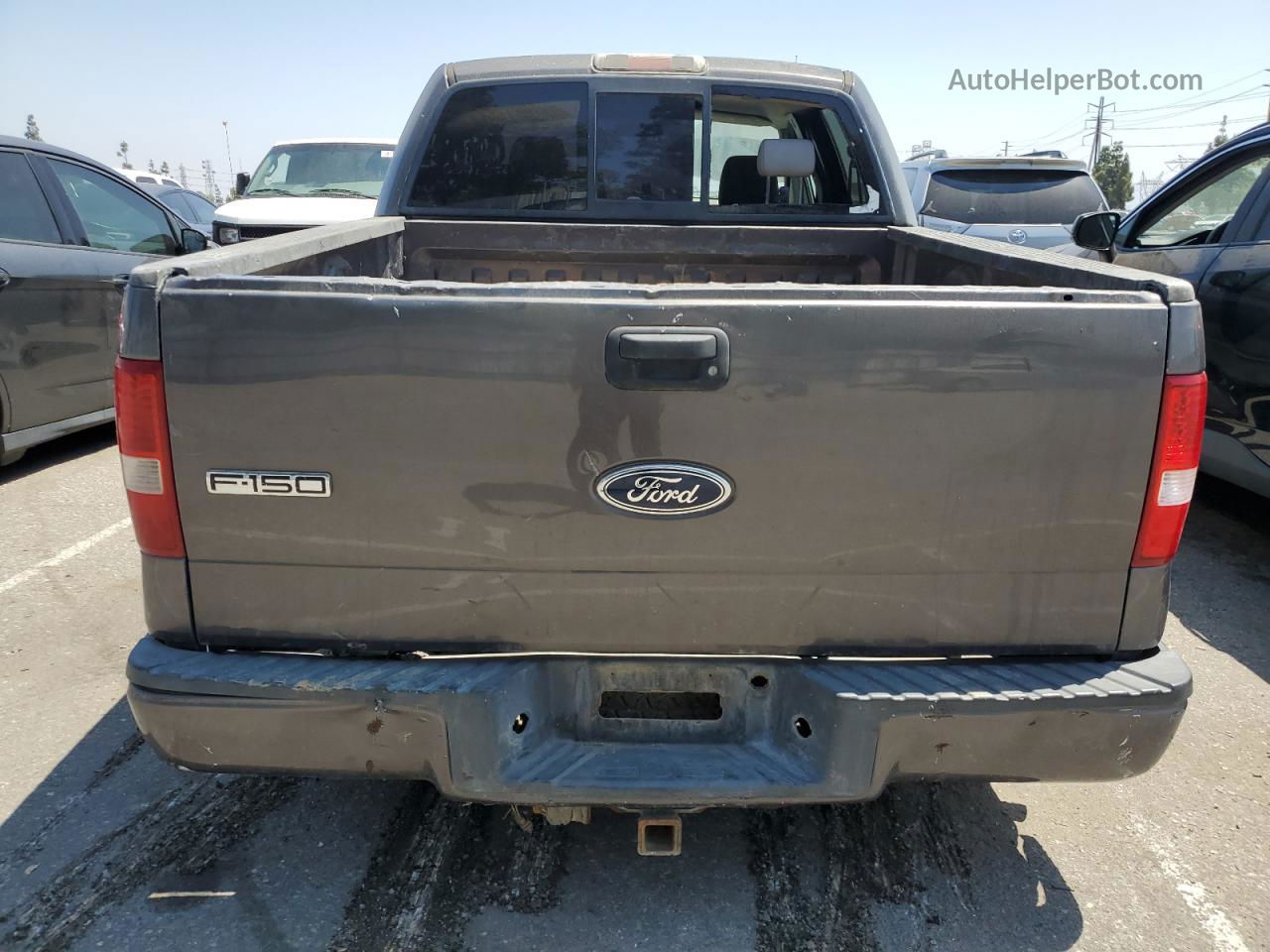 2004 Ford F150 Supercrew Gray vin: 1FTPW14574KC31996