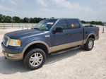 2004 Ford F150 Supercrew Blue vin: 1FTPW14574KC45235