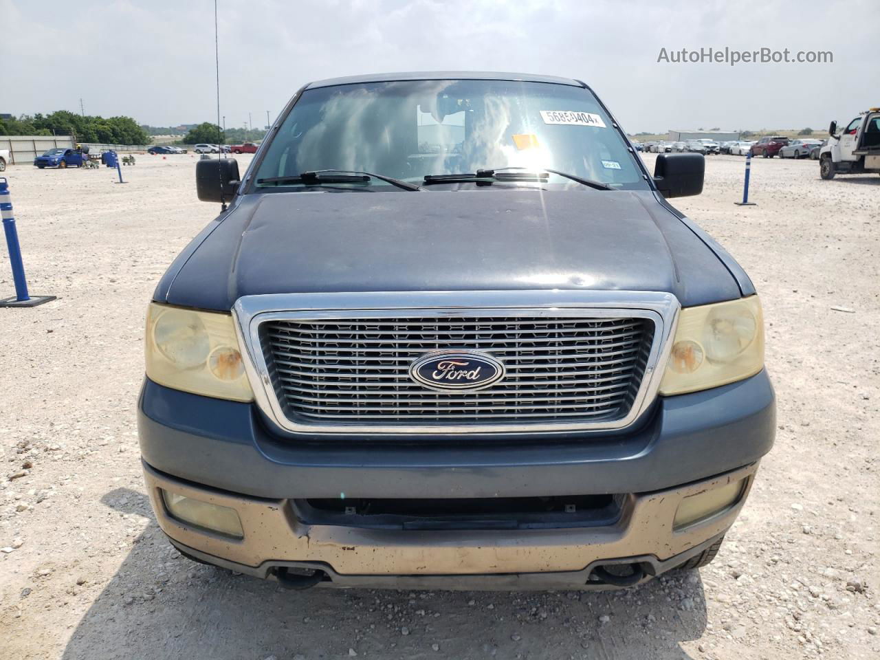 2004 Ford F150 Supercrew Blue vin: 1FTPW14574KC45235