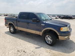 2004 Ford F150 Supercrew Blue vin: 1FTPW14574KC45235