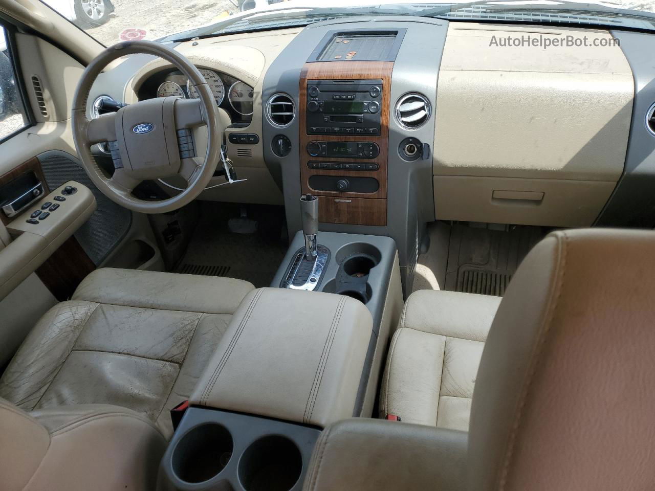 2004 Ford F150 Supercrew White vin: 1FTPW14574KC84018