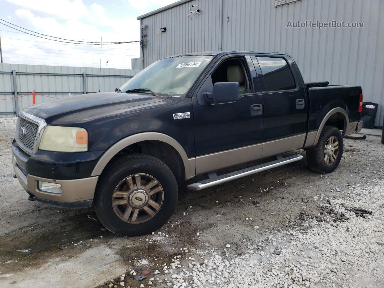 2004 Ford F150 Supercrew Black vin: 1FTPW14574KD60935