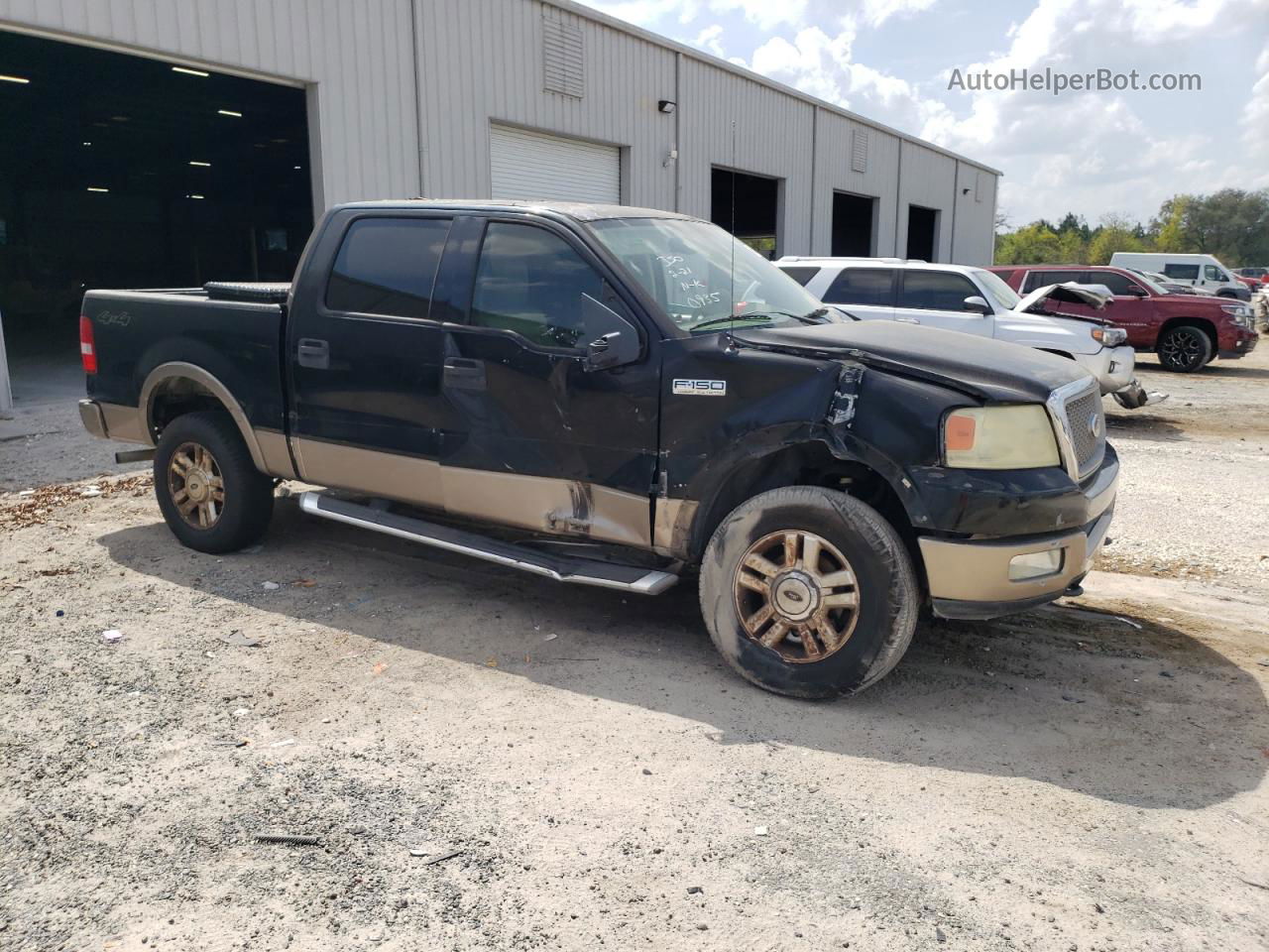 2004 Ford F150 Supercrew Black vin: 1FTPW14574KD60935