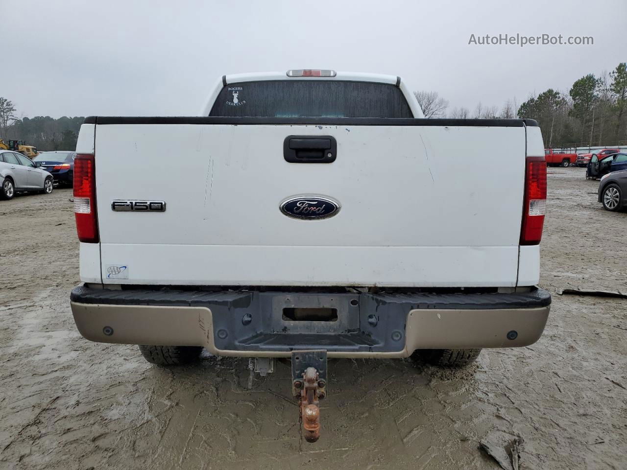 2005 Ford F150 Supercrew White vin: 1FTPW14575KC54552