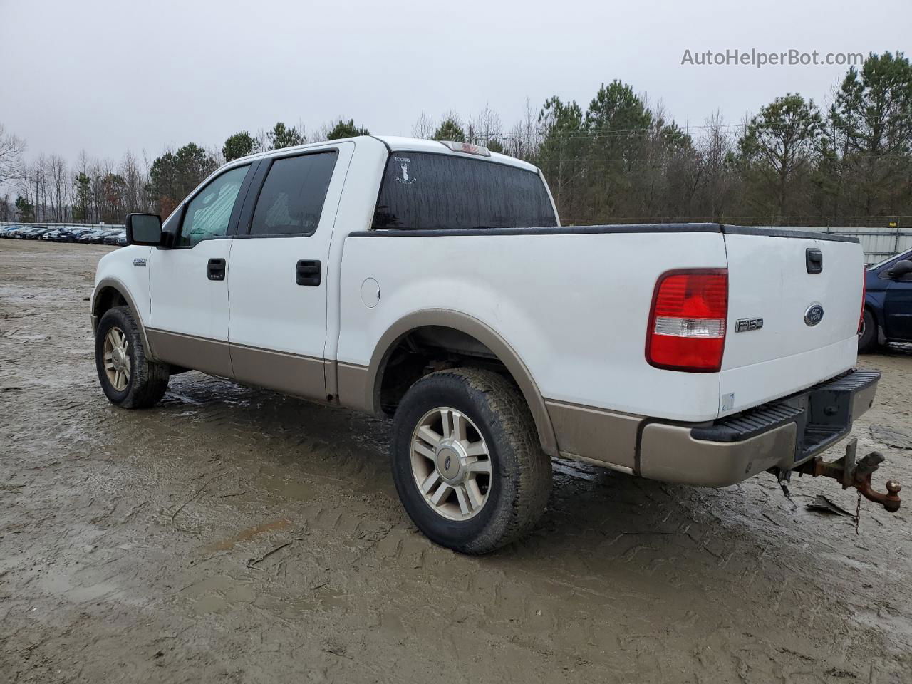 2005 Ford F150 Supercrew White vin: 1FTPW14575KC54552