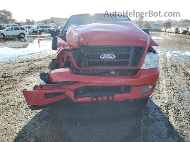 2005 Ford F150 Supercrew Red vin: 1FTPW14575KC64515