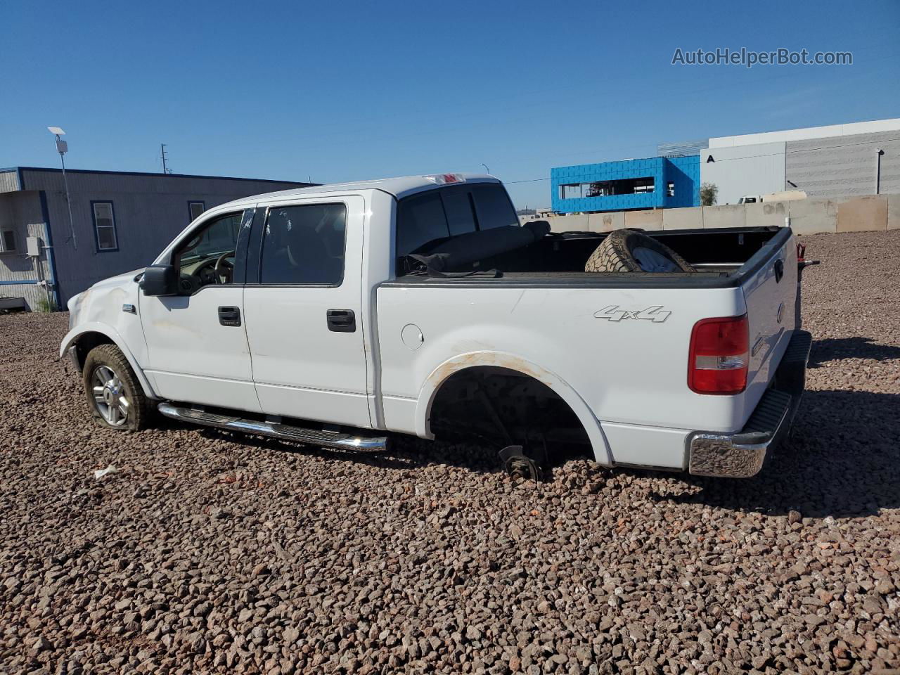 2004 Ford F150 Supercrew Белый vin: 1FTPW14584KB84767