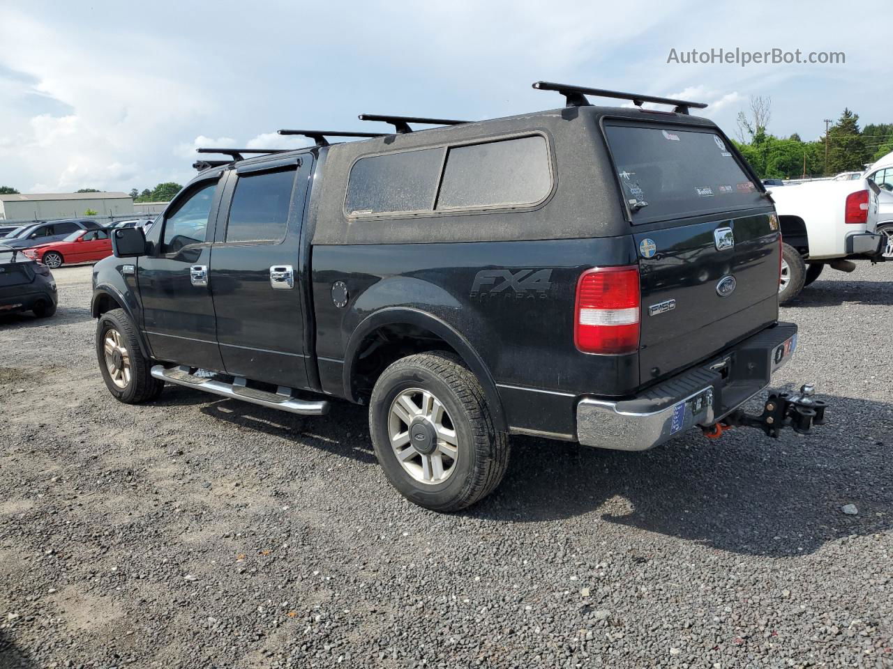 2004 Ford F150 Supercrew Black vin: 1FTPW14584KD03563