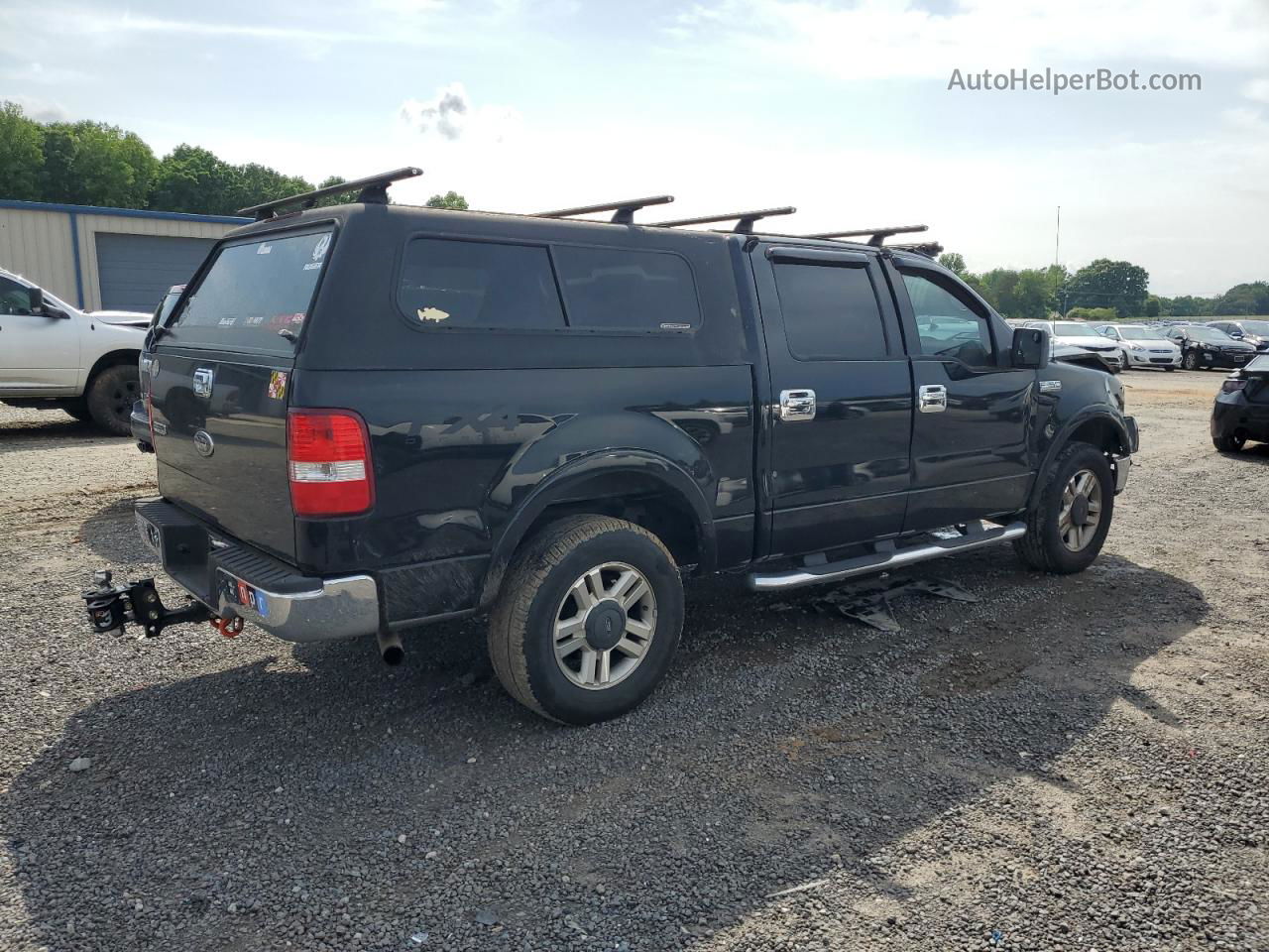 2004 Ford F150 Supercrew Black vin: 1FTPW14584KD03563