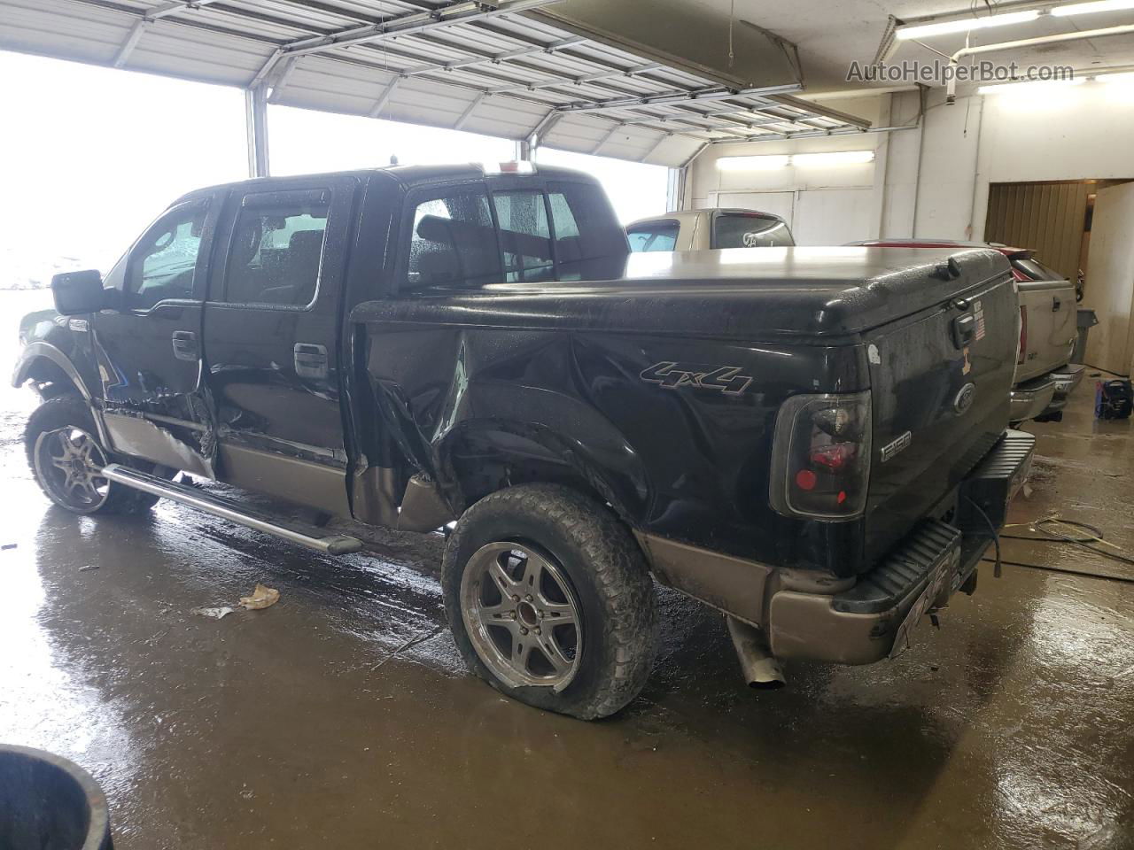 2004 Ford F150 Supercrew Black vin: 1FTPW14584KD42055