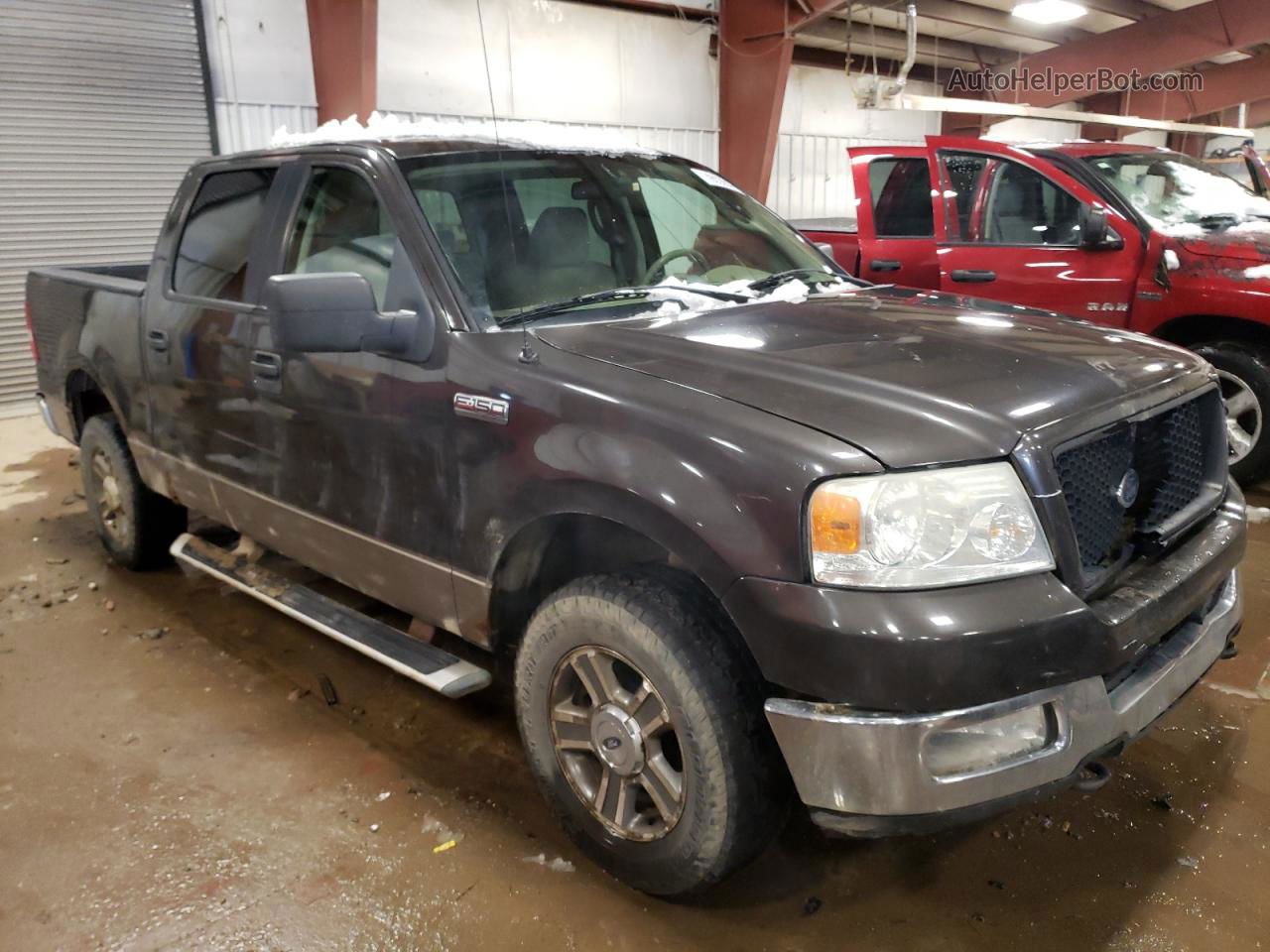 2005 Ford F150 Supercrew Gray vin: 1FTPW14585FB02384